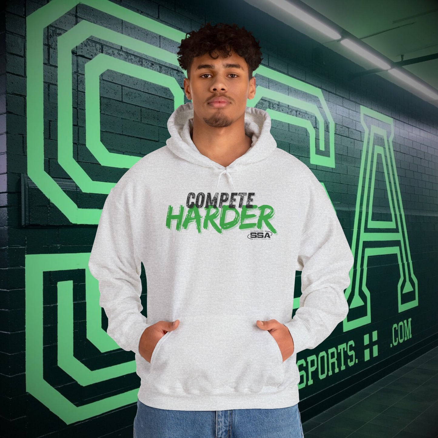 Compete Harder Rusty | ComfortBlend Hoodie