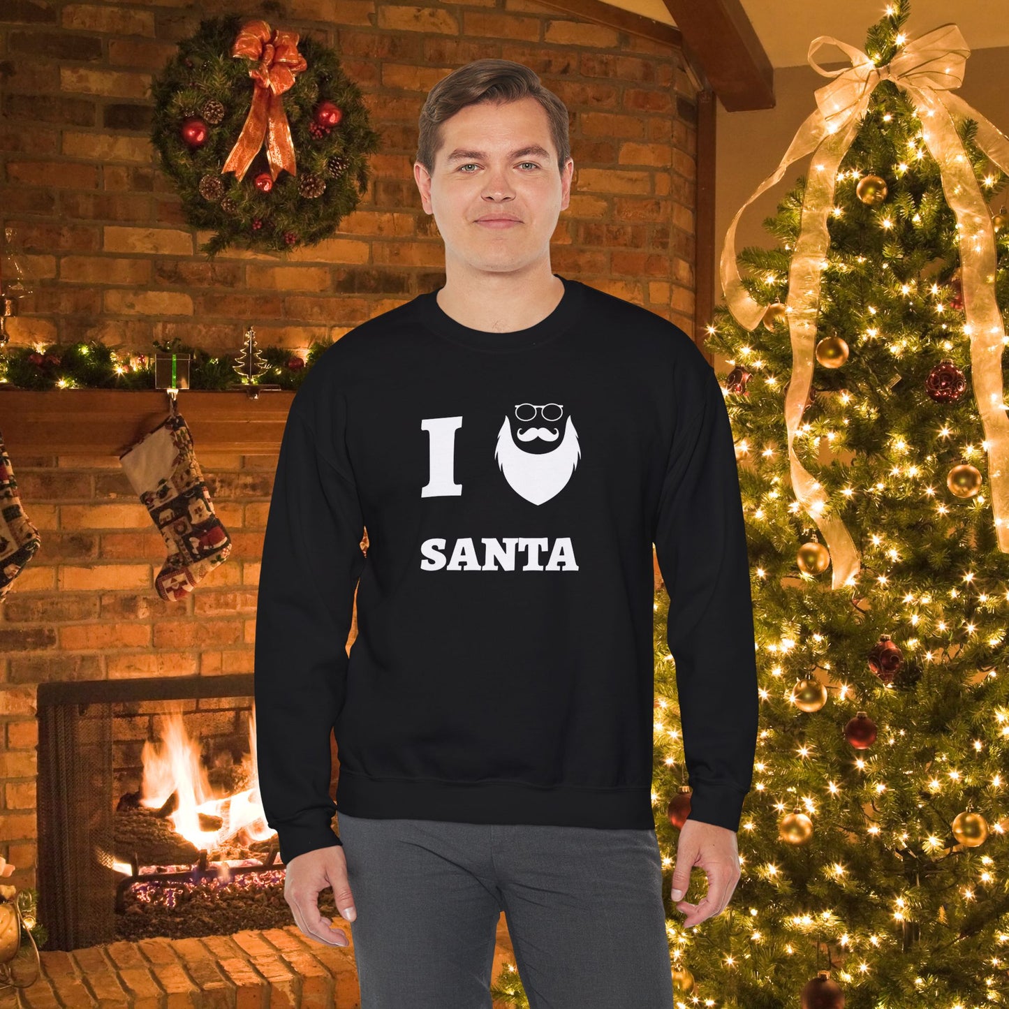 I ❤️ Santa | Heavy Blend Sweatshirt