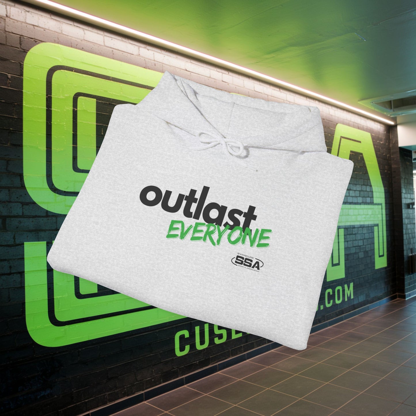 Outlast Everyone | ComfortBlend Hoodie