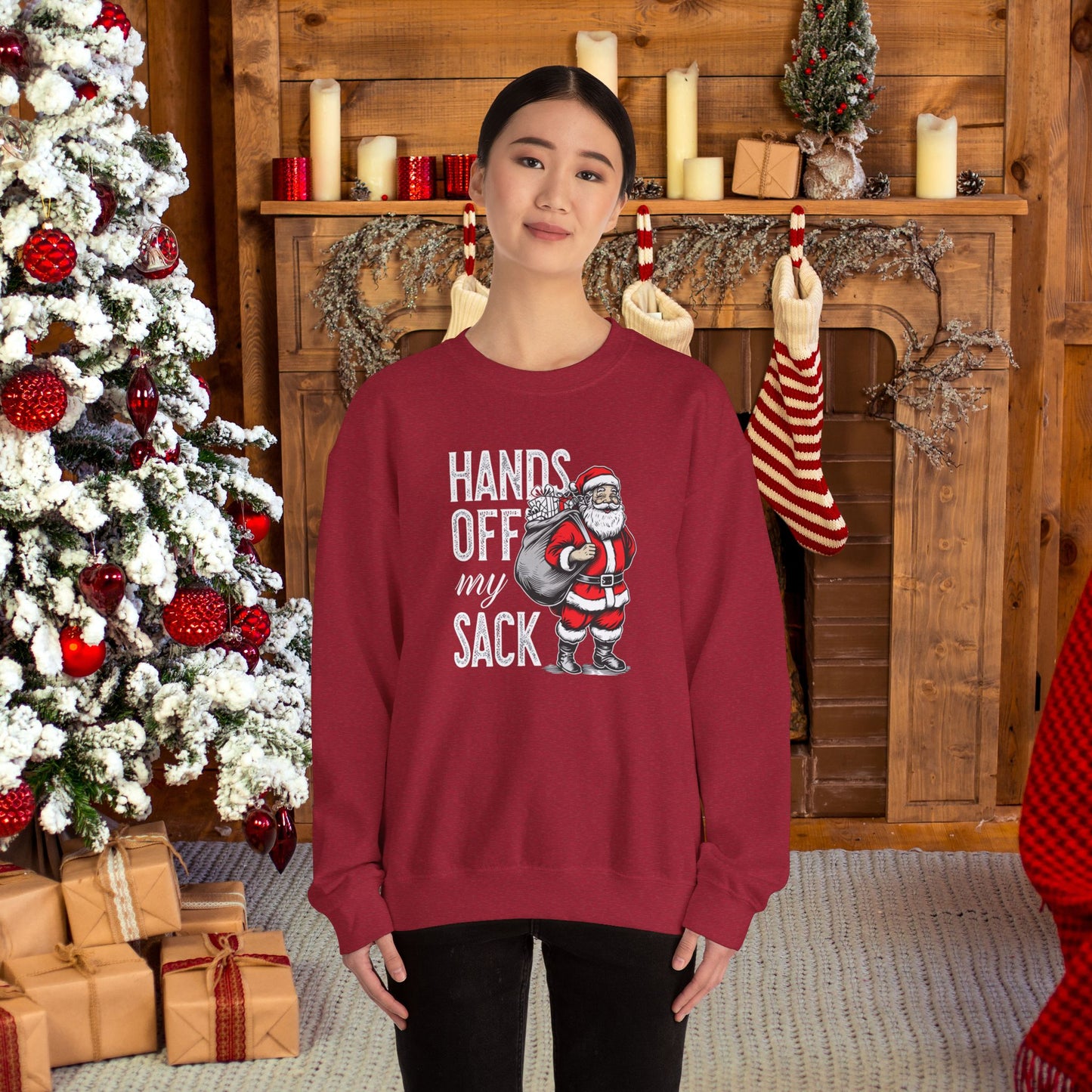 Santa's No-No Zone | Heavy Blend Sweatshirt