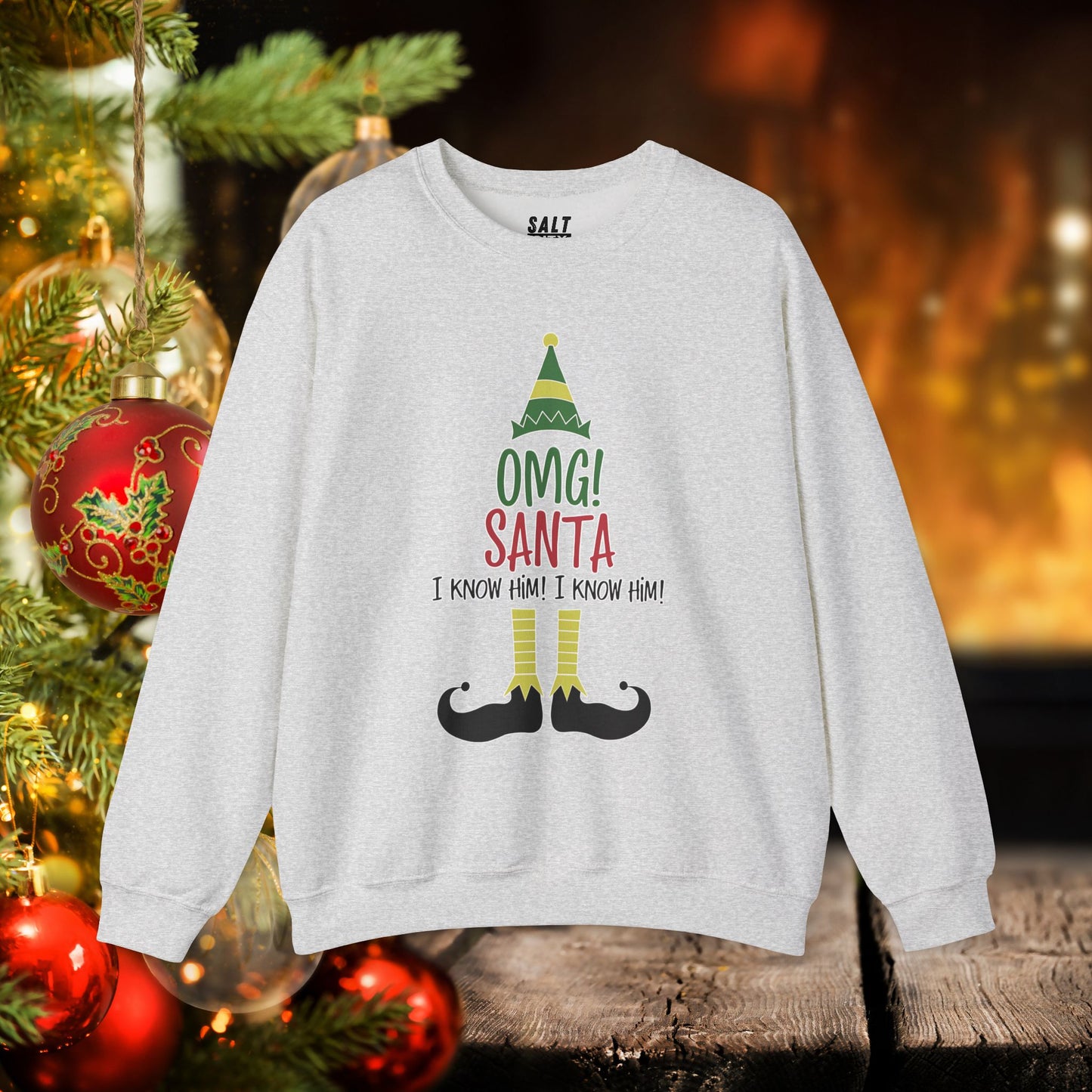 OMG Santa! | Heavy Blend Sweatshirt | SALE