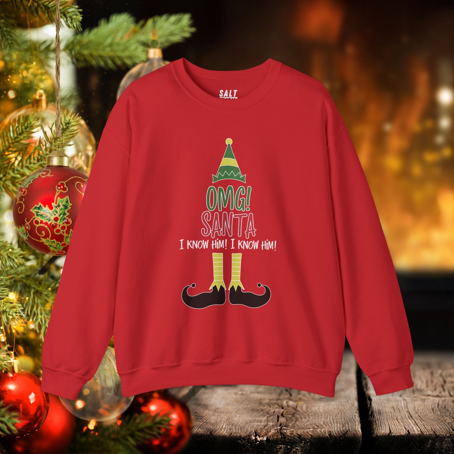 OMG Santa! | Heavy Blend Sweatshirt | SALE