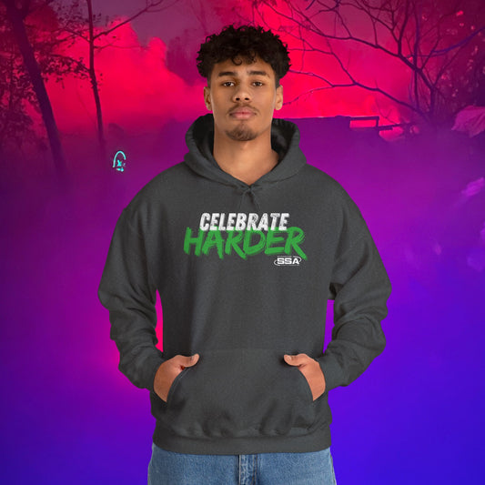 Celebrate Harder Rusty | ComfortBlend Hoodie