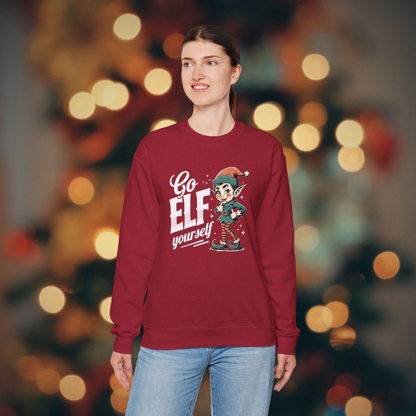 Go Elf Yourself | Heavy Blend Sweatshirt