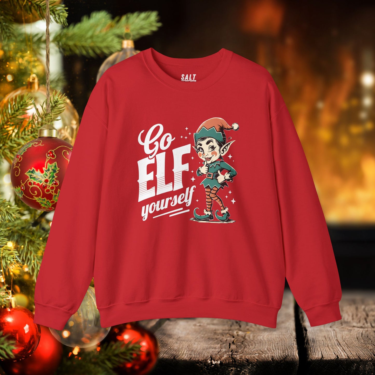 Go Elf Yourself | Heavy Blend Sweatshirt | SALE