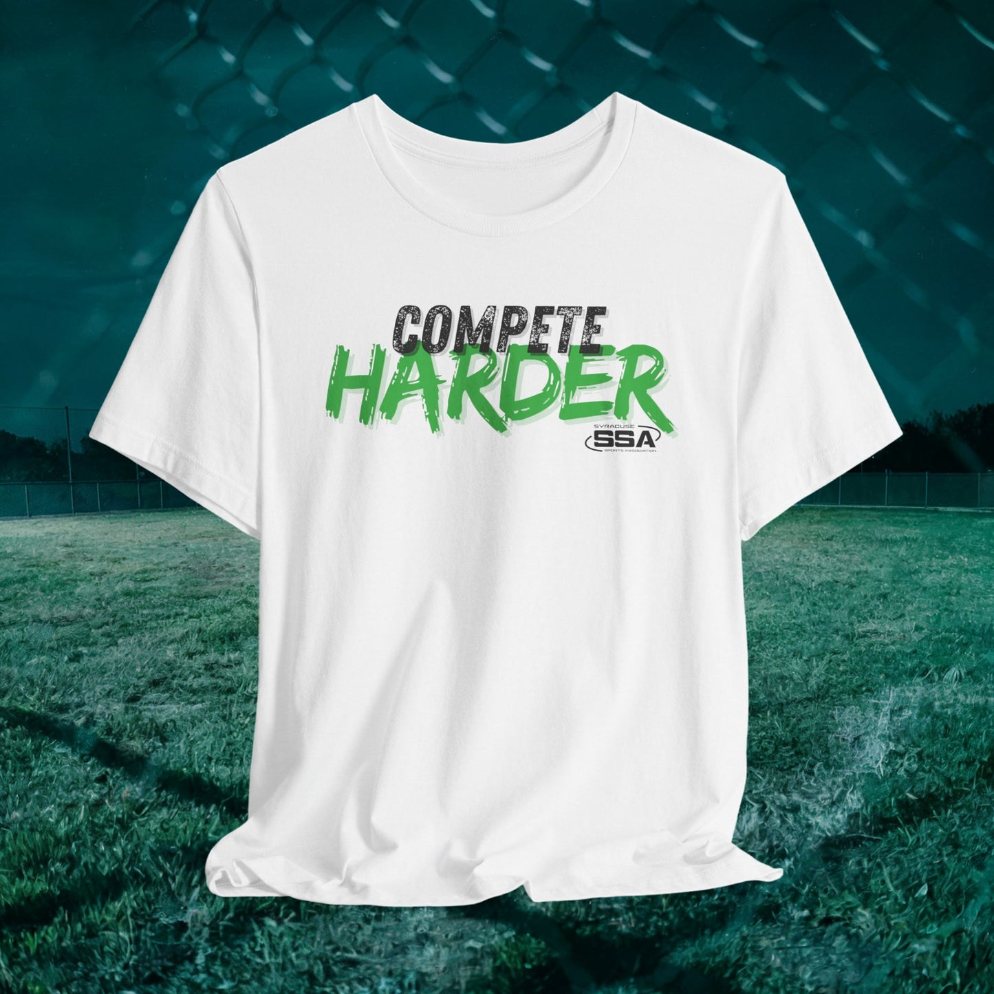 Compete Harder Rusty | Softstyle Comfort Tee