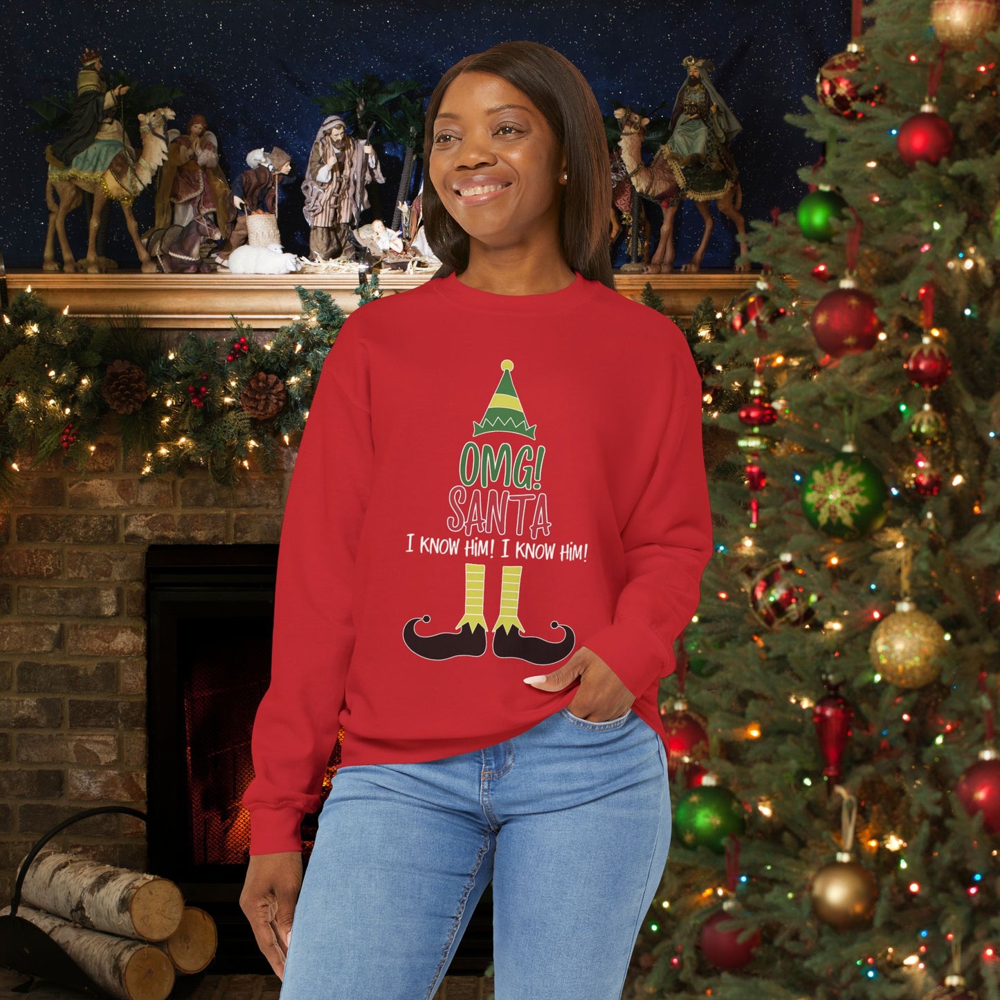 OMG Santa! | Heavy Blend Sweatshirt | SALE