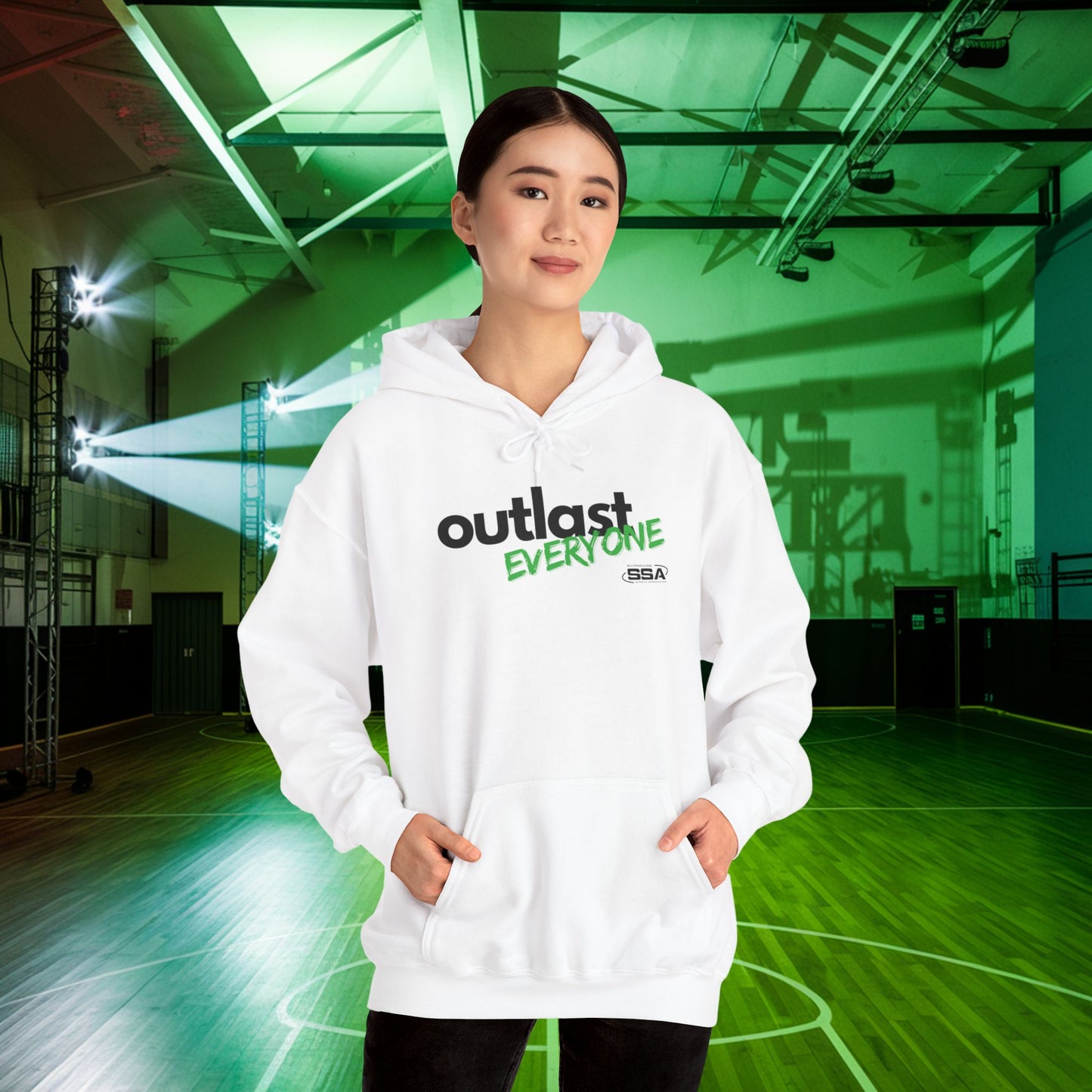 Outlast Everyone | ComfortBlend Hoodie