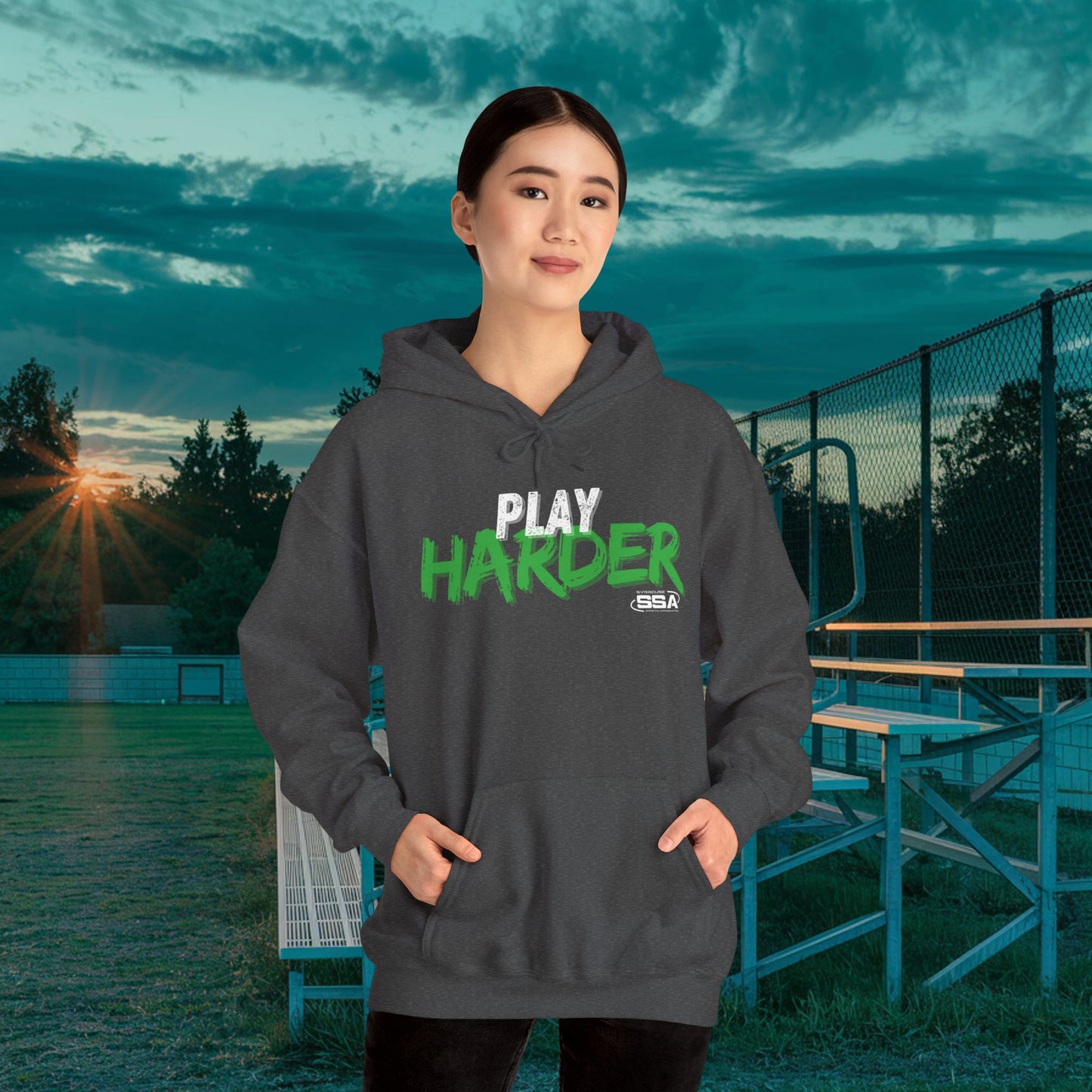 Compete Harder Rusty | ComfortBlend Hoodie