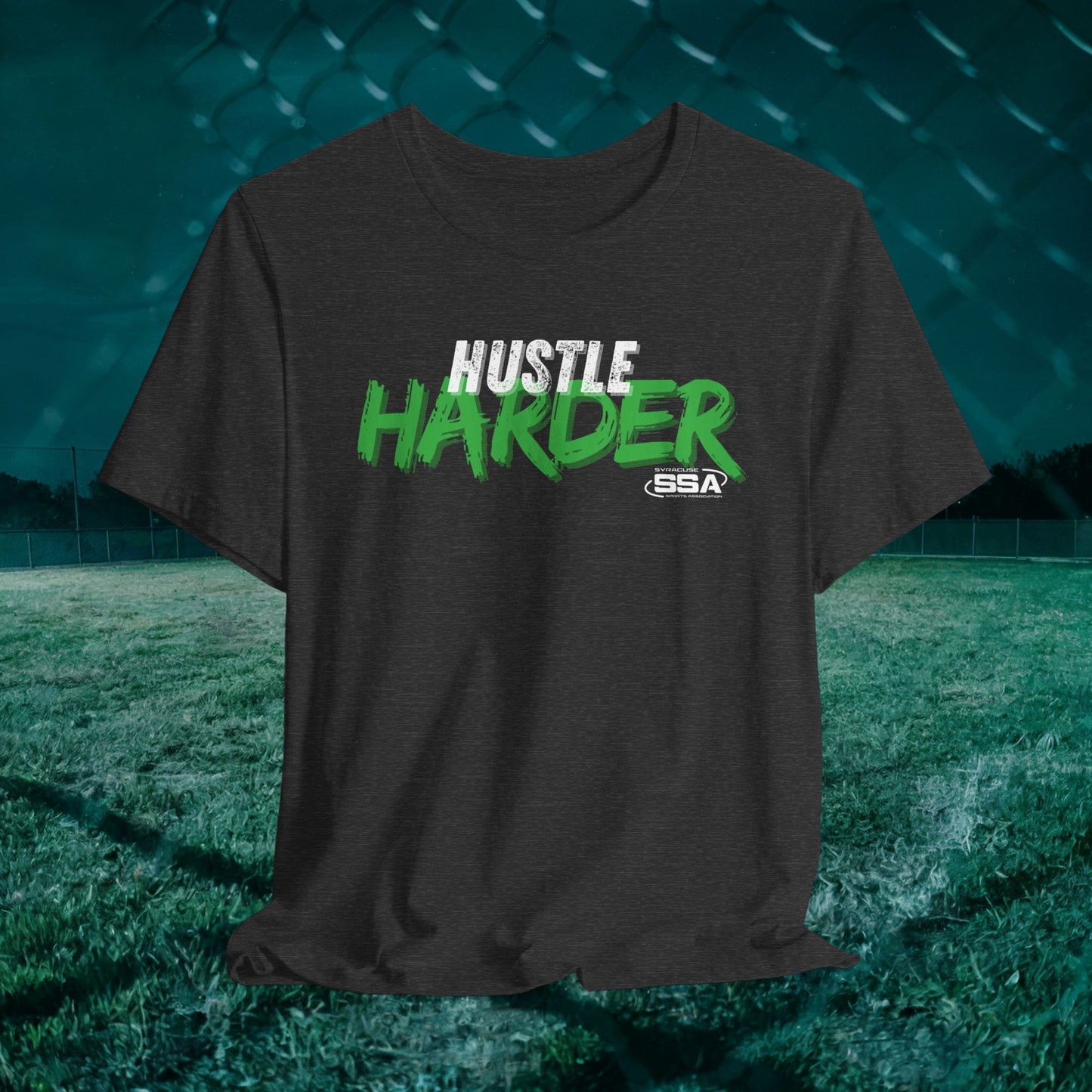 Hustle Harder Rusty | Softstyle Comfort Tee