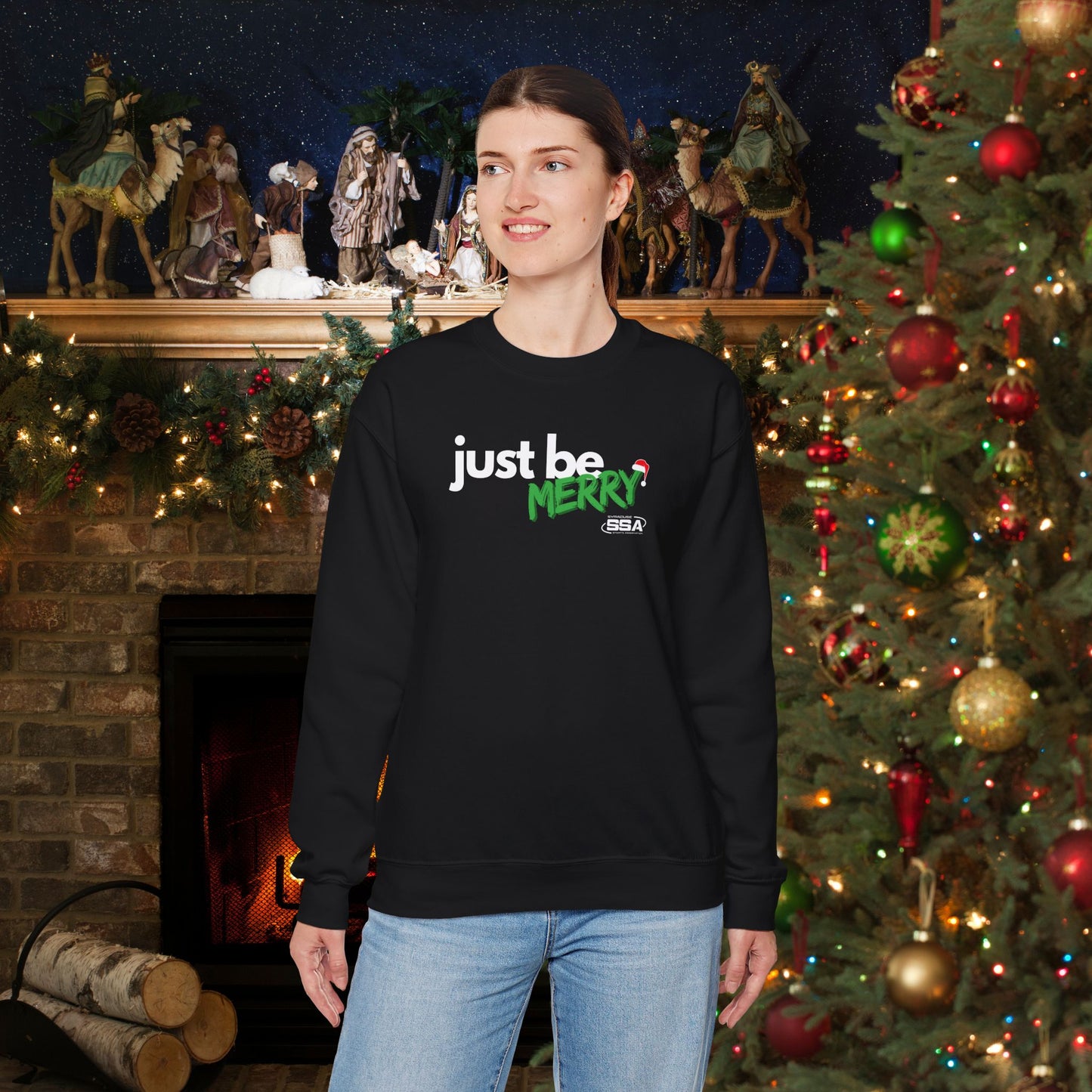 Just Be... Merry | Heavy Blend Sweatshirt