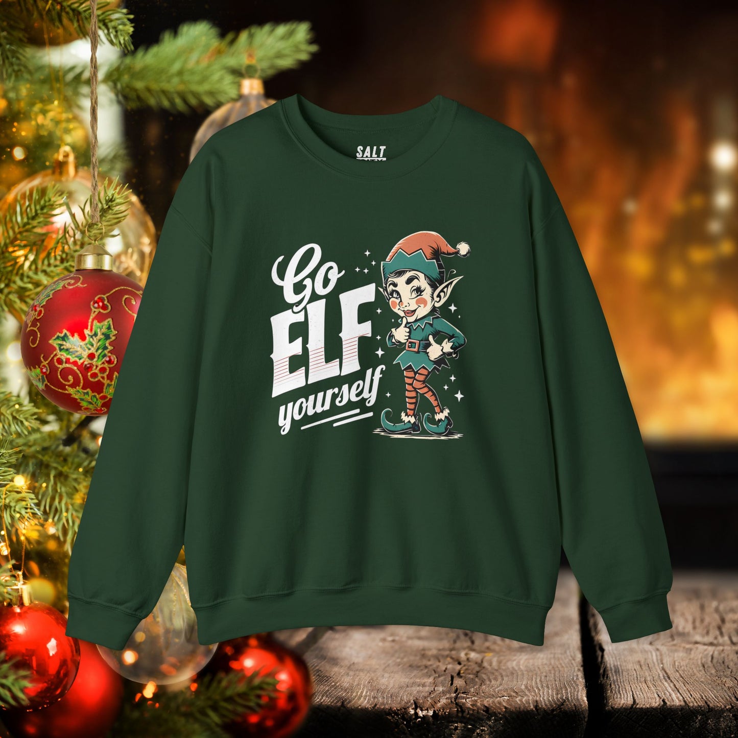 Go Elf Yourself | Heavy Blend Sweatshirt | SALE