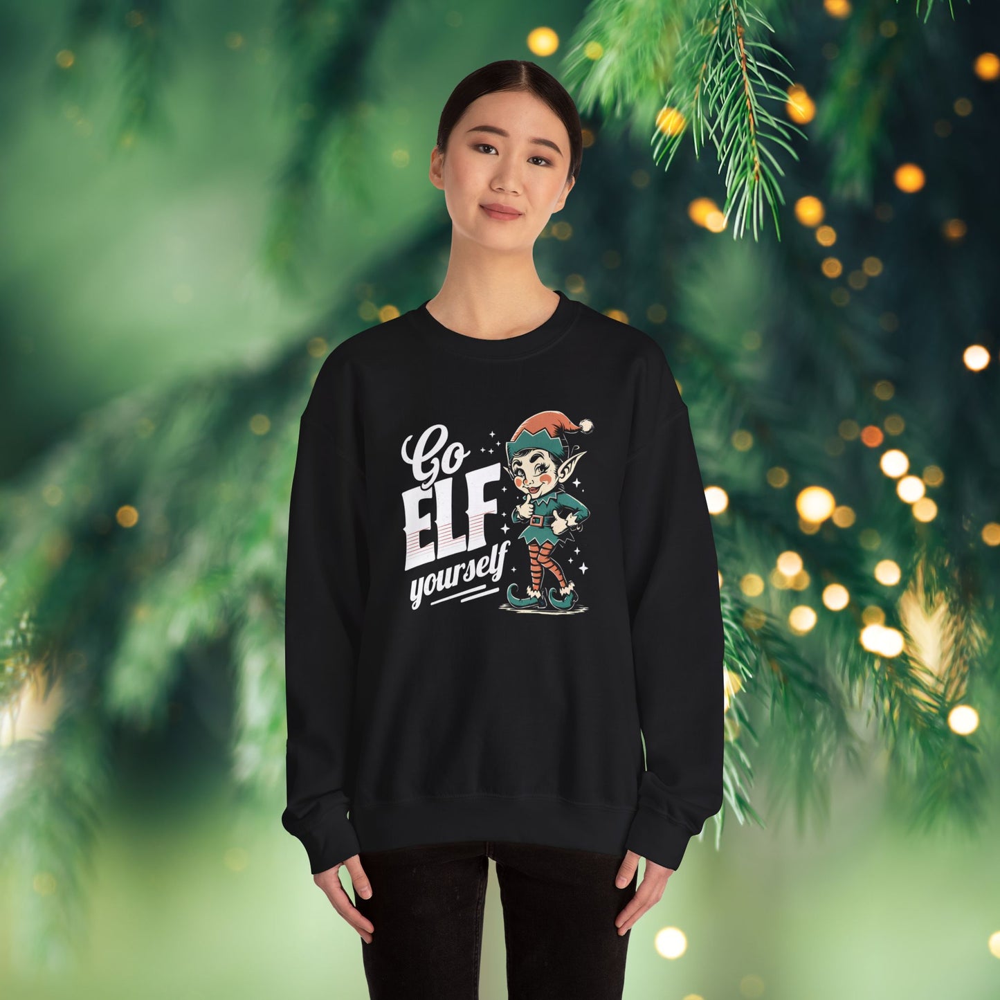 Go Elf Yourself | Heavy Blend Sweatshirt