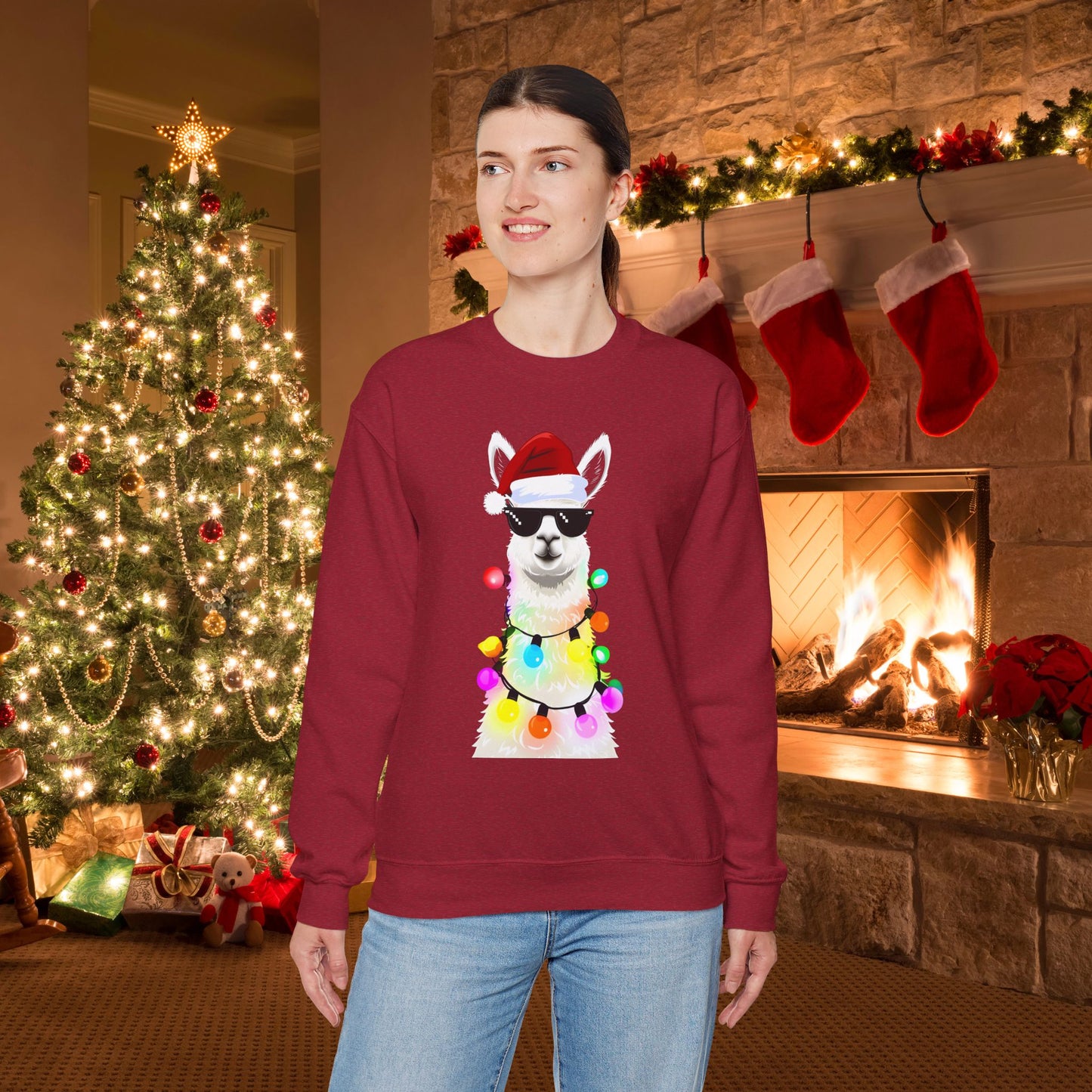 Jolly Llama | Heavy Blend Sweatshirt