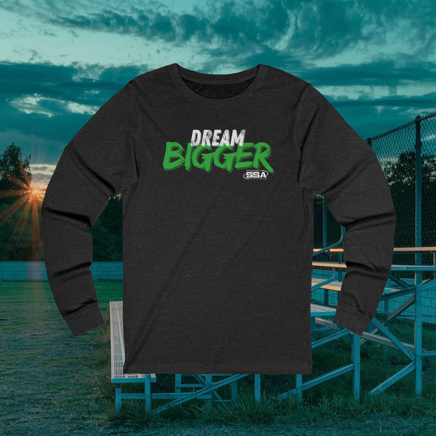 Dream Bigger Rusty | Softstyle Comfort Long Sleeve Tee