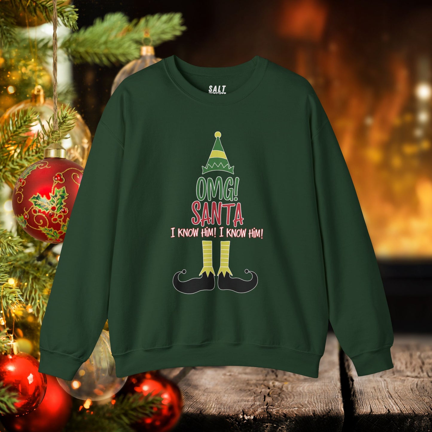 OMG Santa! | Heavy Blend Sweatshirt | SALE