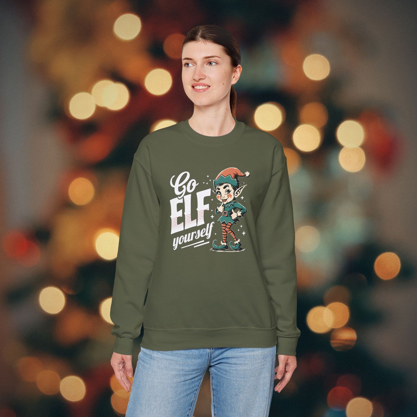 Go Elf Yourself | Heavy Blend Sweatshirt