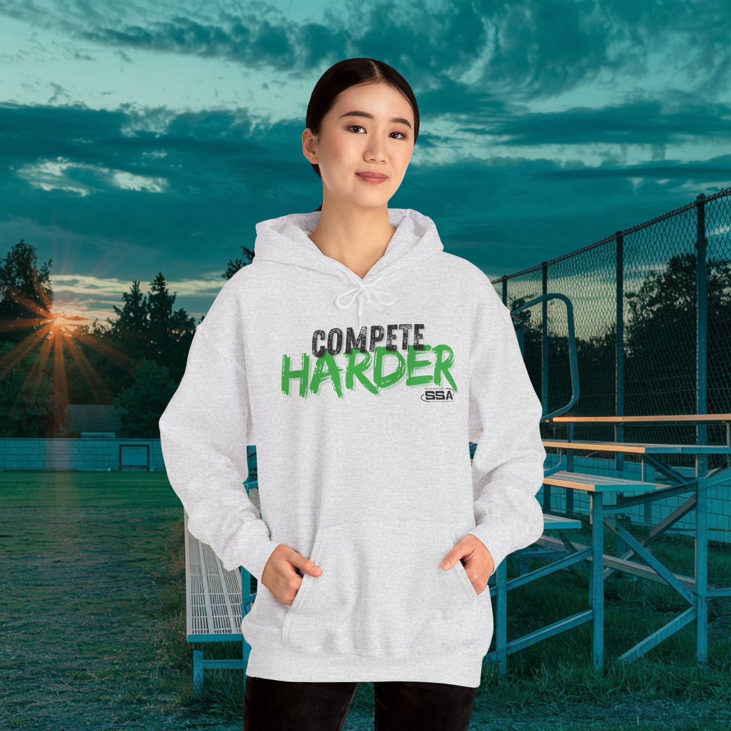 Compete Harder Rusty | ComfortBlend Hoodie