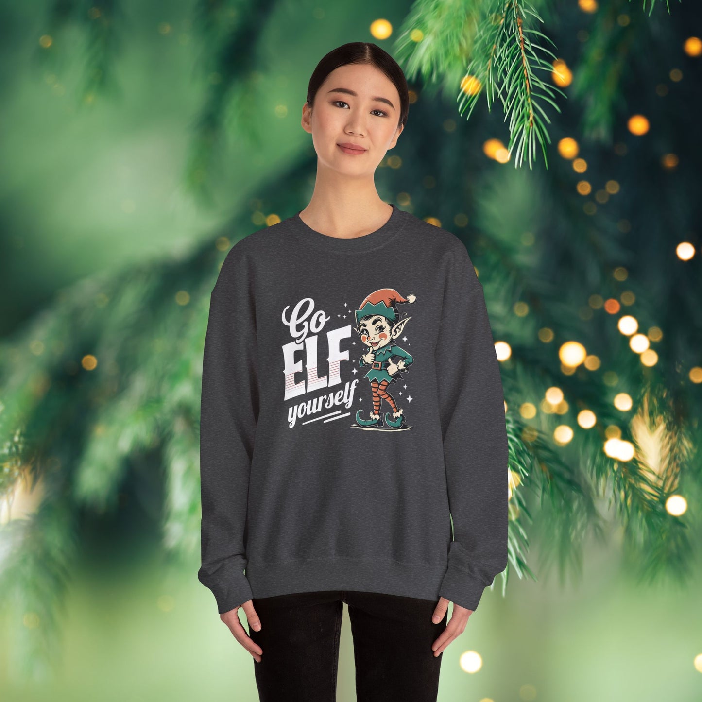 Go Elf Yourself | Heavy Blend Sweatshirt