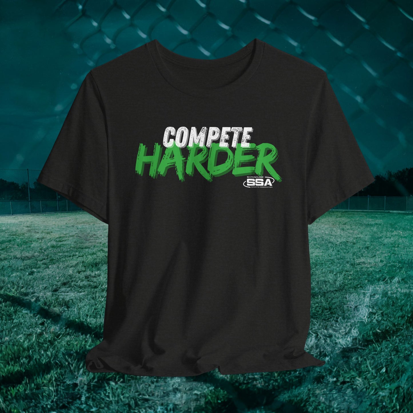 Compete Harder Rusty | Softstyle Comfort Tee