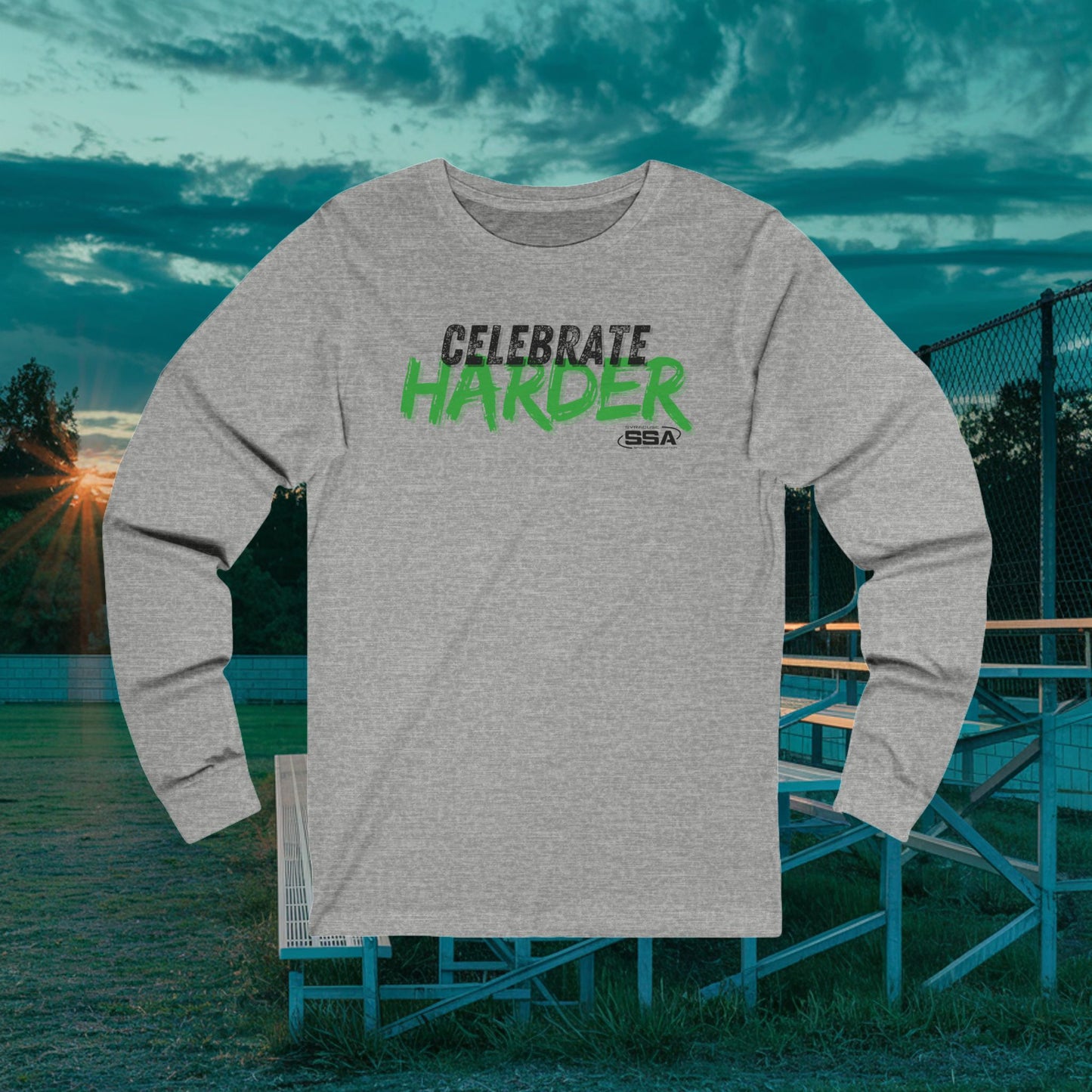 Celebrate Harder Rusty | Softstyle Comfort Long Sleeve Tee