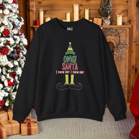 OMG Santa! | Heavy Blend Sweatshirt