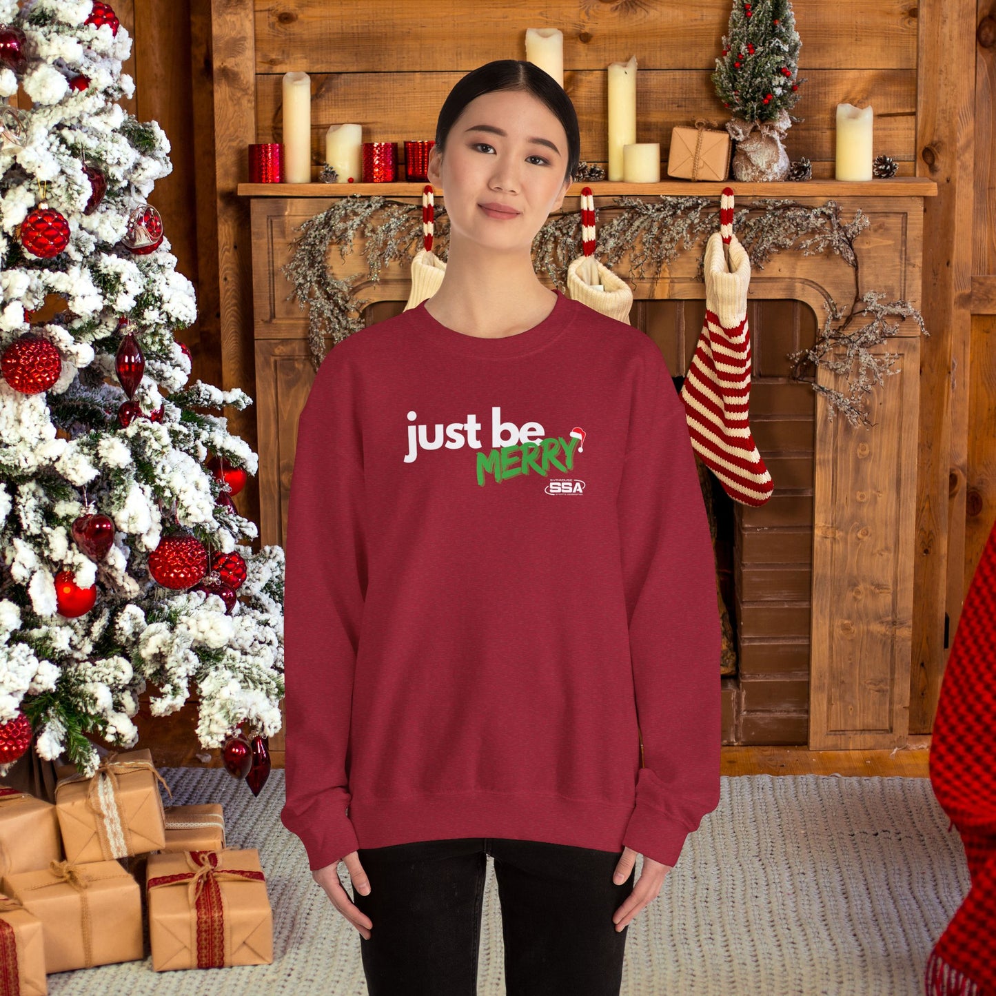 Just Be... Merry | Heavy Blend Sweatshirt