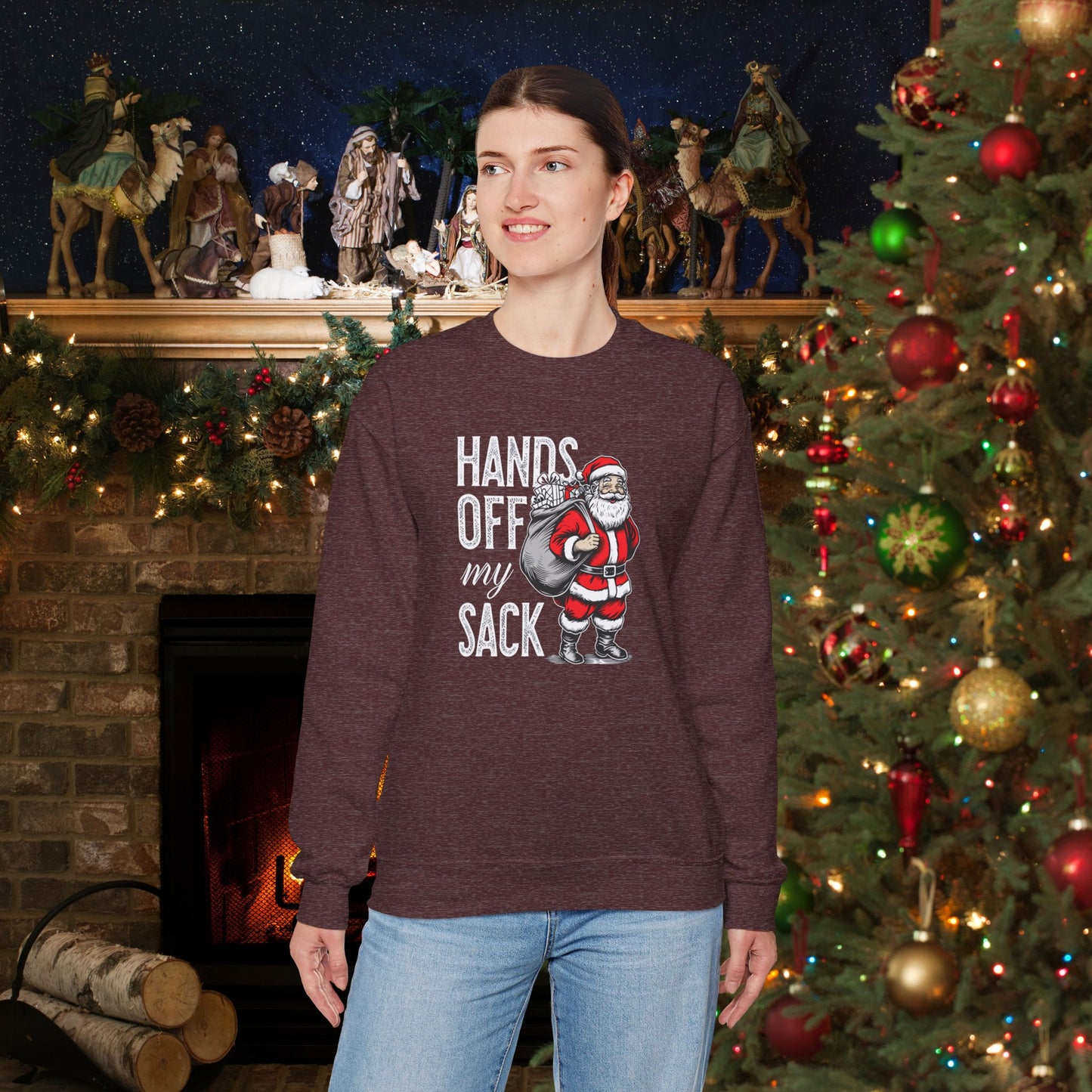 Santa's No-No Zone | Heavy Blend Sweatshirt