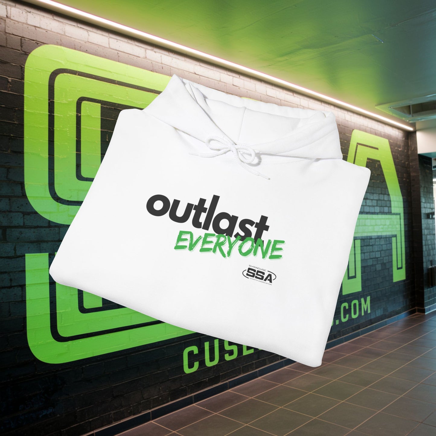 Outlast Everyone | ComfortBlend Hoodie