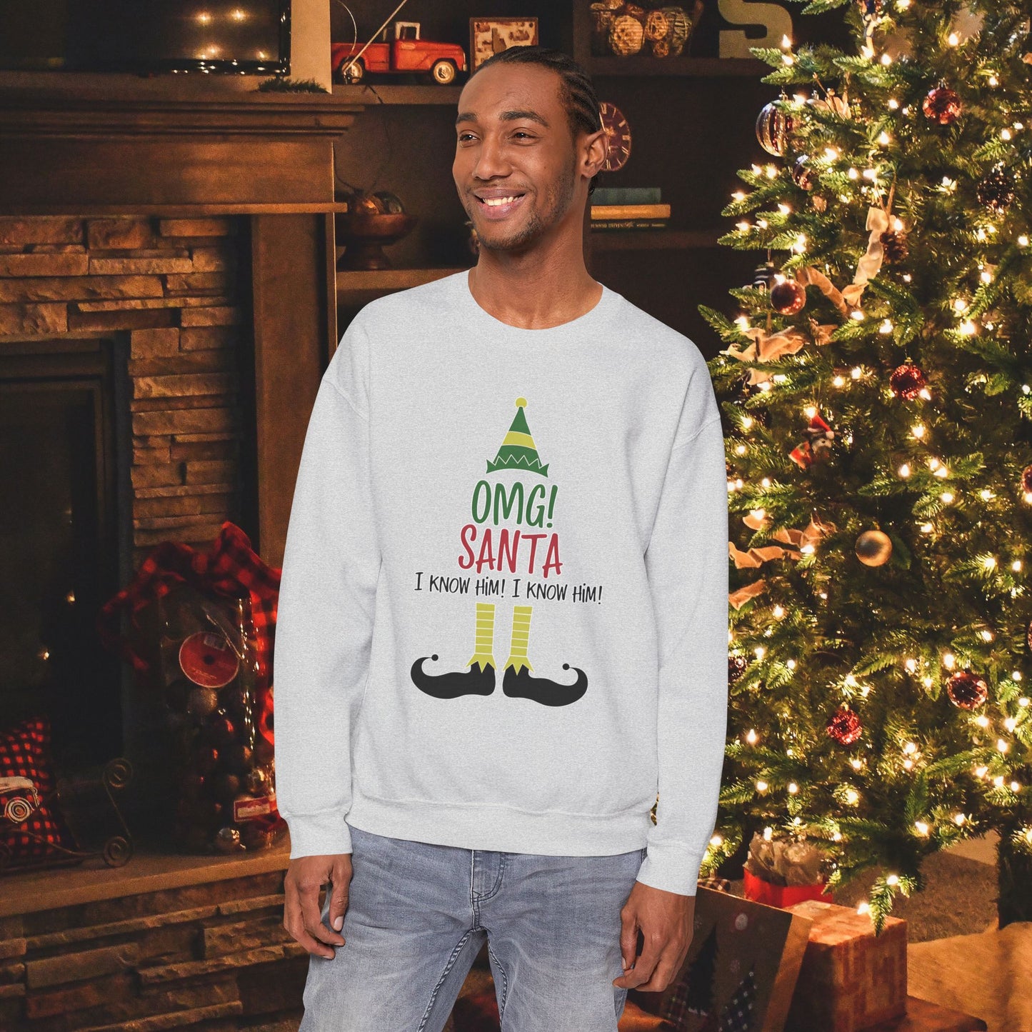 OMG Santa! | Heavy Blend Sweatshirt | SALE