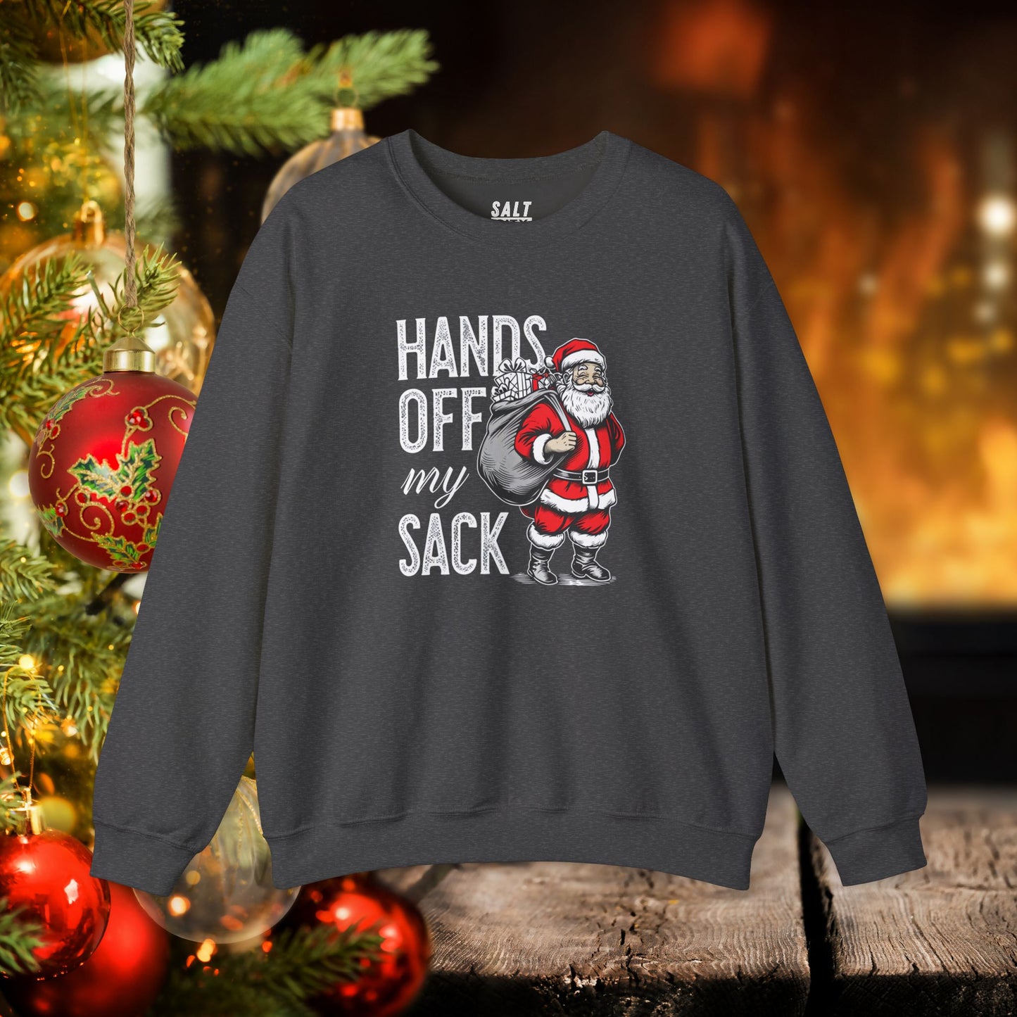 Santa's No-No Zone | Heavy Blend Sweatshirt