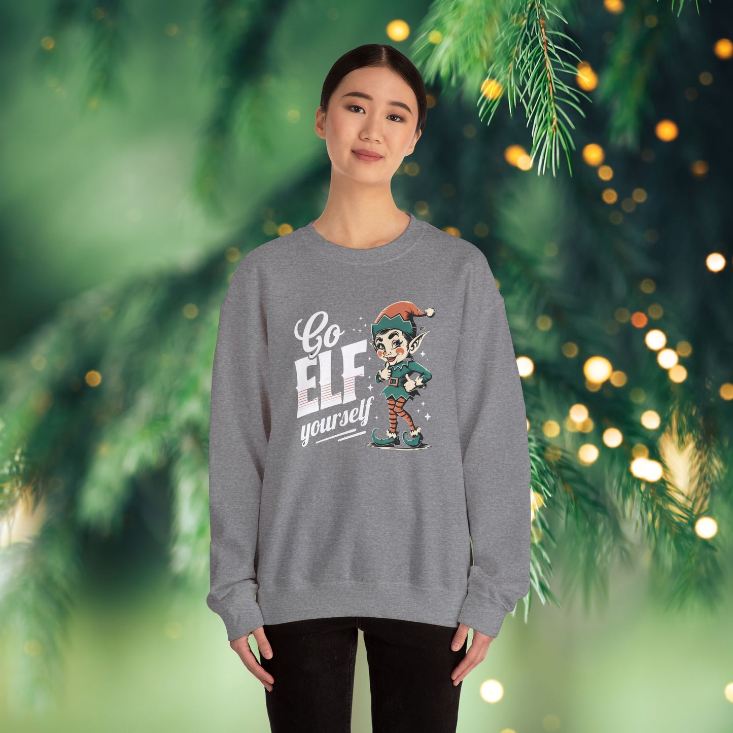 Go Elf Yourself | Heavy Blend Sweatshirt