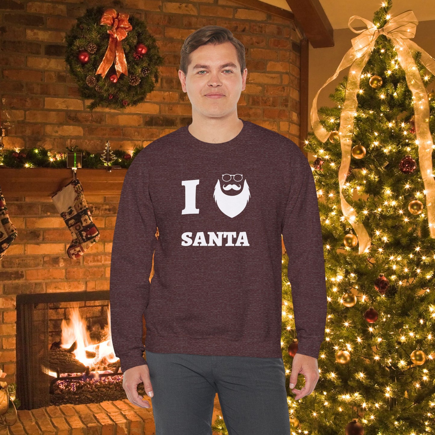 I ❤️ Santa | Heavy Blend Sweatshirt